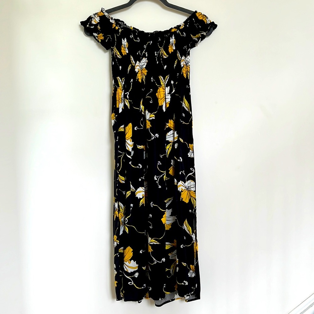 Off the shoulder baby doll Hawaiian retro sundress